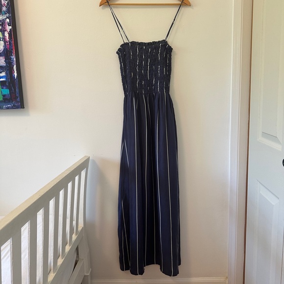 Left on Friday Cabana Maxi Dress in Varsity / Coconut - Size S/M - Picture 7 of 11